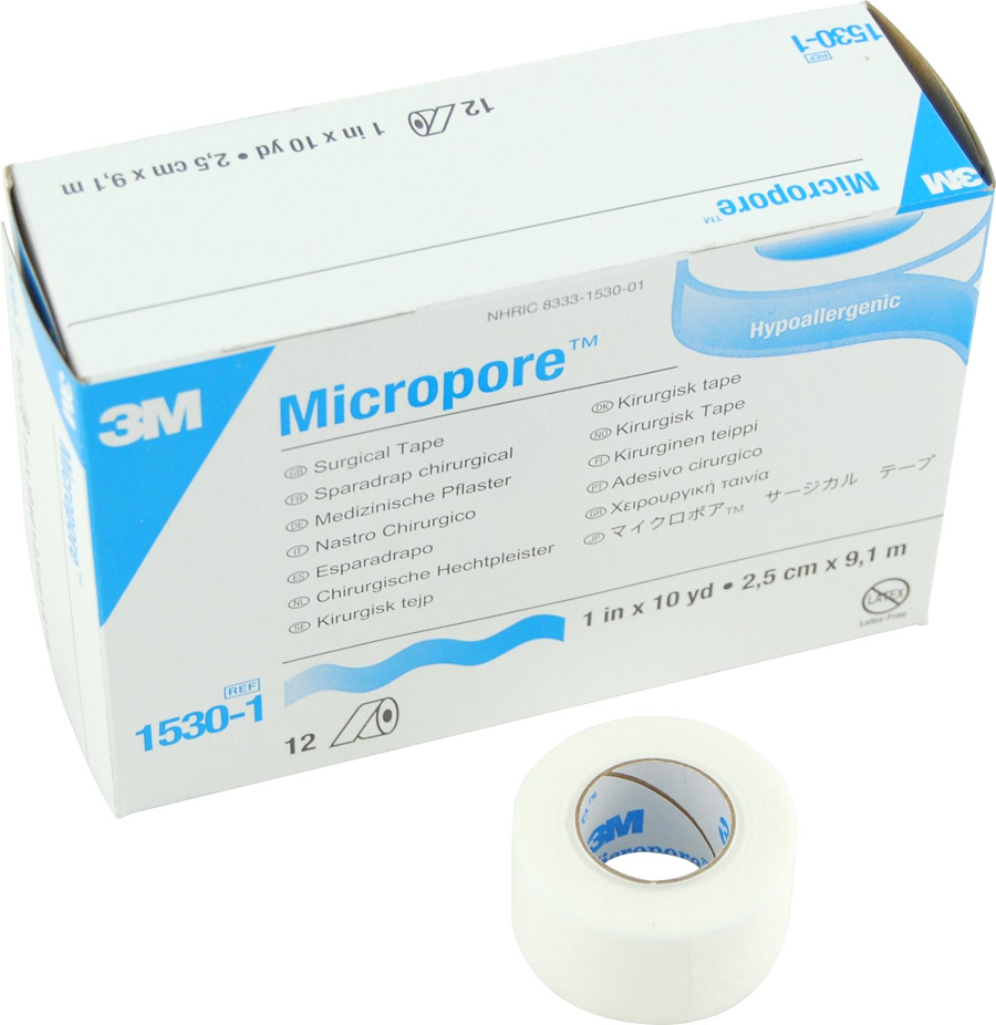 Băng keo giấy 3M Micropore- mầu trắng, không gây dị ứng, nhẹ nhàng cho da, độ bám dính tốt