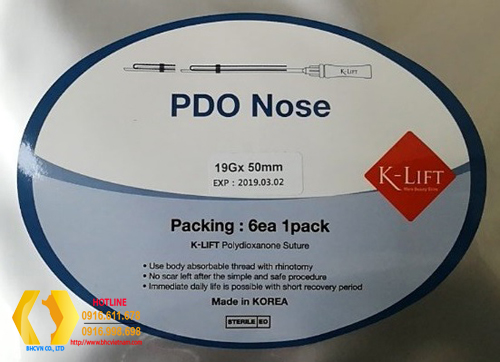 Chỉ PDO NOSE nâng mũi 19Gx50mm